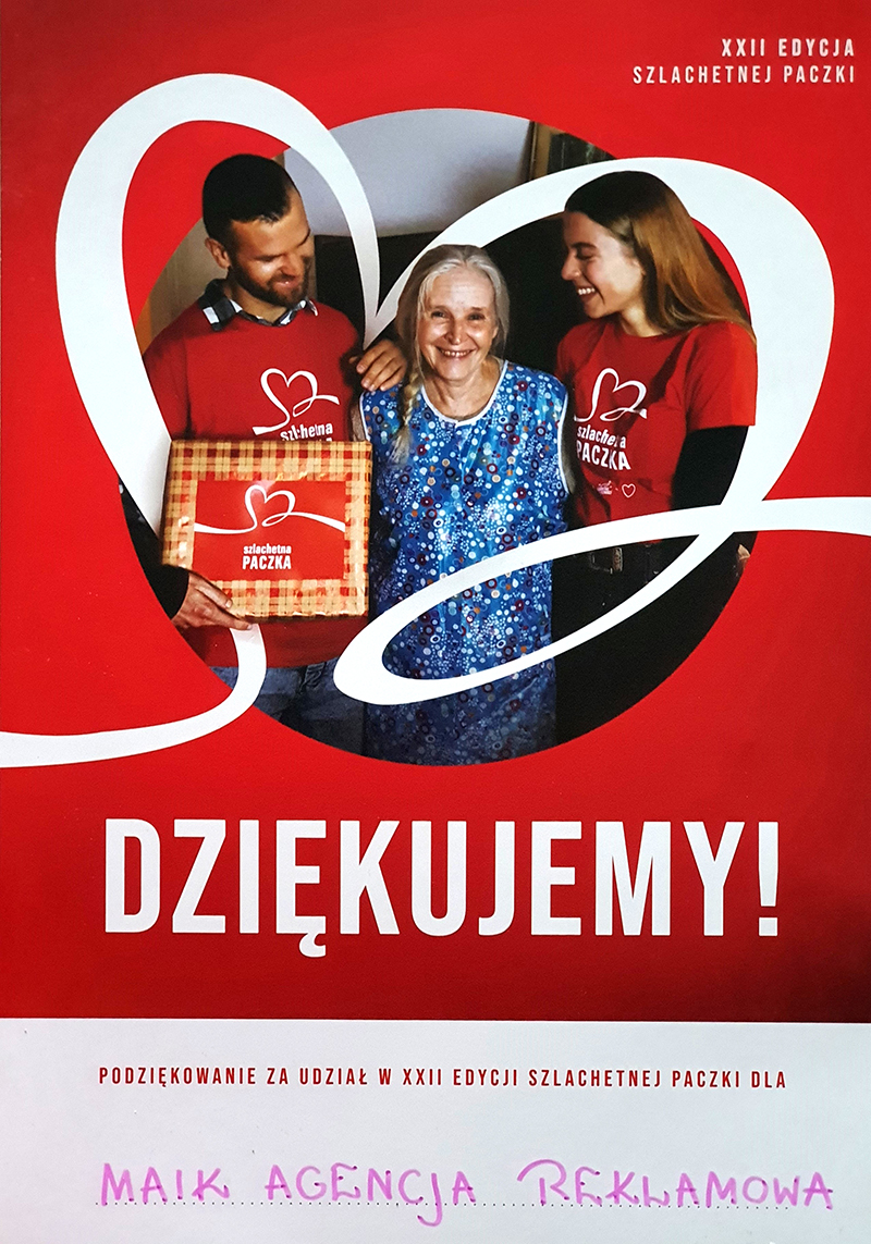 Wsparliśmy akcję „Szlachetna Paczka”
